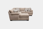 BERMUDAZU:Bermuda Tux Loveseat Chaise Sectional, Side