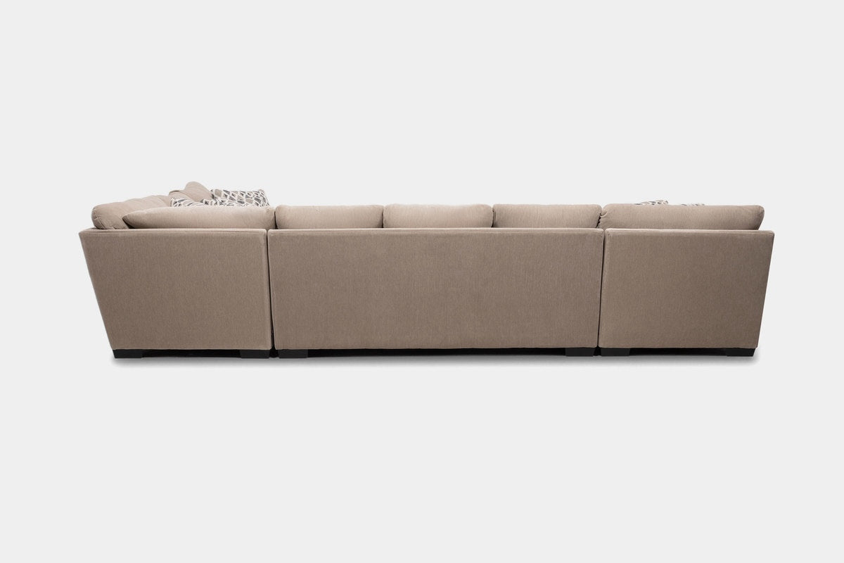 BERMUDAZF:Bermuda Tux Sofa Chaise Sectional, Back
