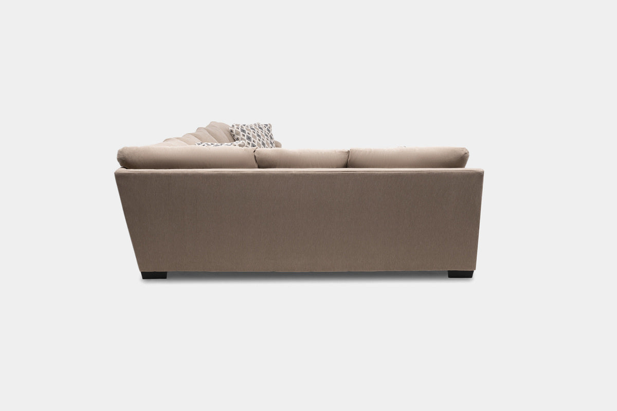 BERMUDAZG:Bermuda Tux Sofa Chaise Sectional, Side