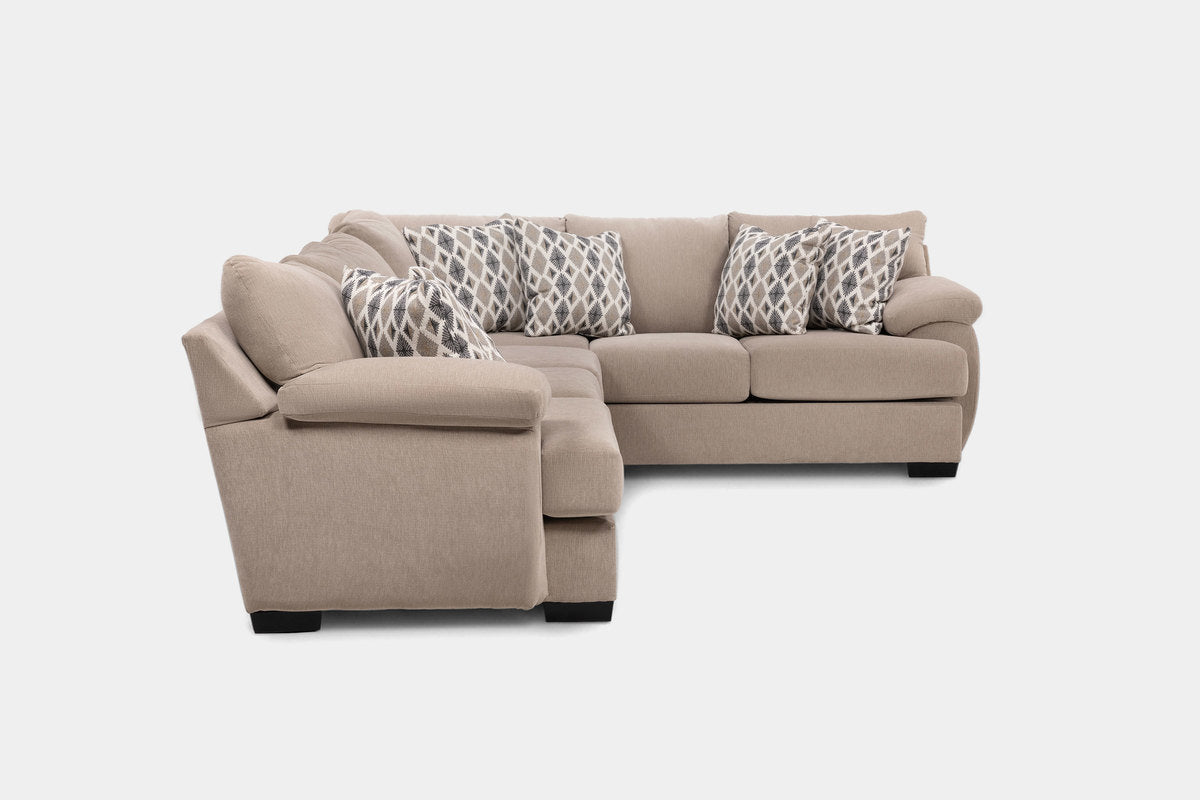 BERMUDAZ5:Bermuda Tux Sofa Sectional, Front