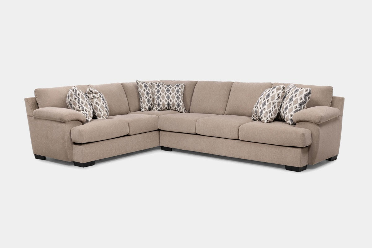 BERMUDAZ6:Bermuda Tux Sofa Sectional, Angled