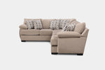 BERMUDAZ6:Bermuda Tux Sofa Sectional, Front