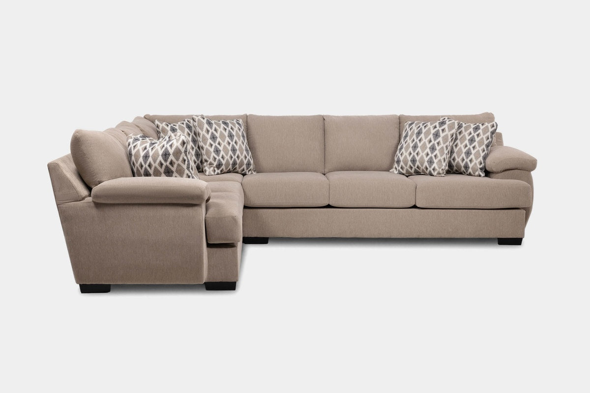 BERMUDAZ6:Bermuda Tux Sofa Sectional, Front