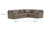 160040268:Bermuda Tux Sofa Sectional, 
