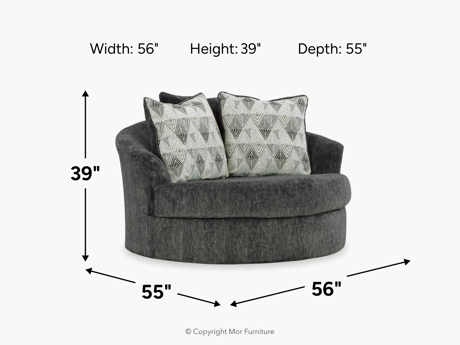 343591110:Biddeford Swivel Chair, 