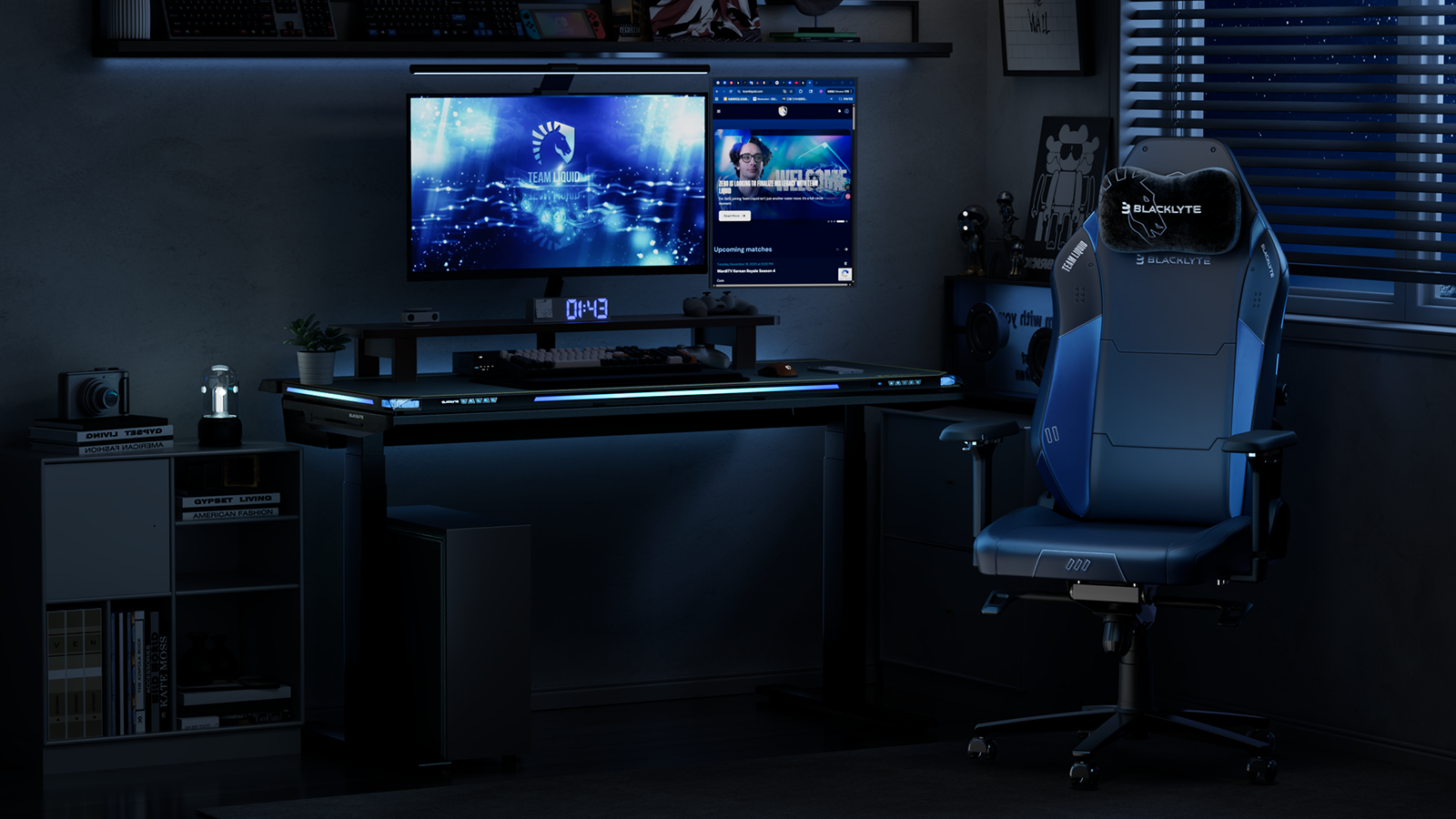 307683305:Blacklyte Athena Pro Limited Edition Gaming Chair, 