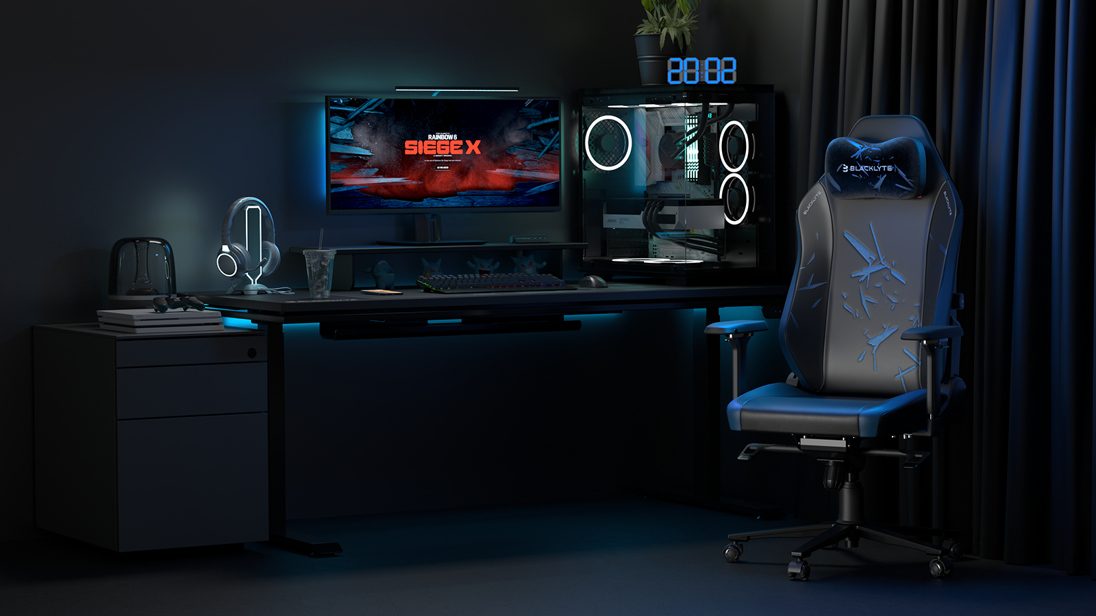205683021:Blacklyte Athena Pro Limited Edition Gaming Chair, 