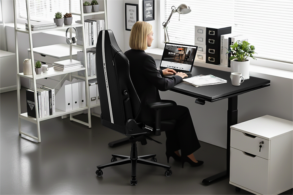 ATLASDSK1:Blacklyte Atlas Standing Desk, Styled