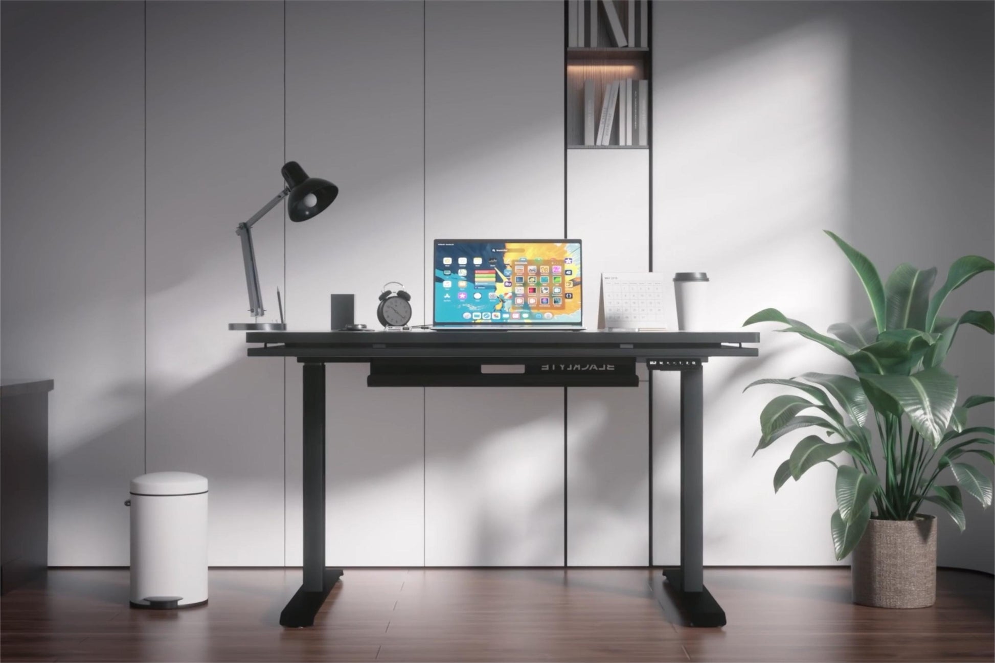 ATLASDSK1:Blacklyte Atlas Standing Desk, Styled