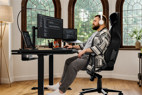 138144390:Blacklyte Kraken Pro Gaming Chair, Styled