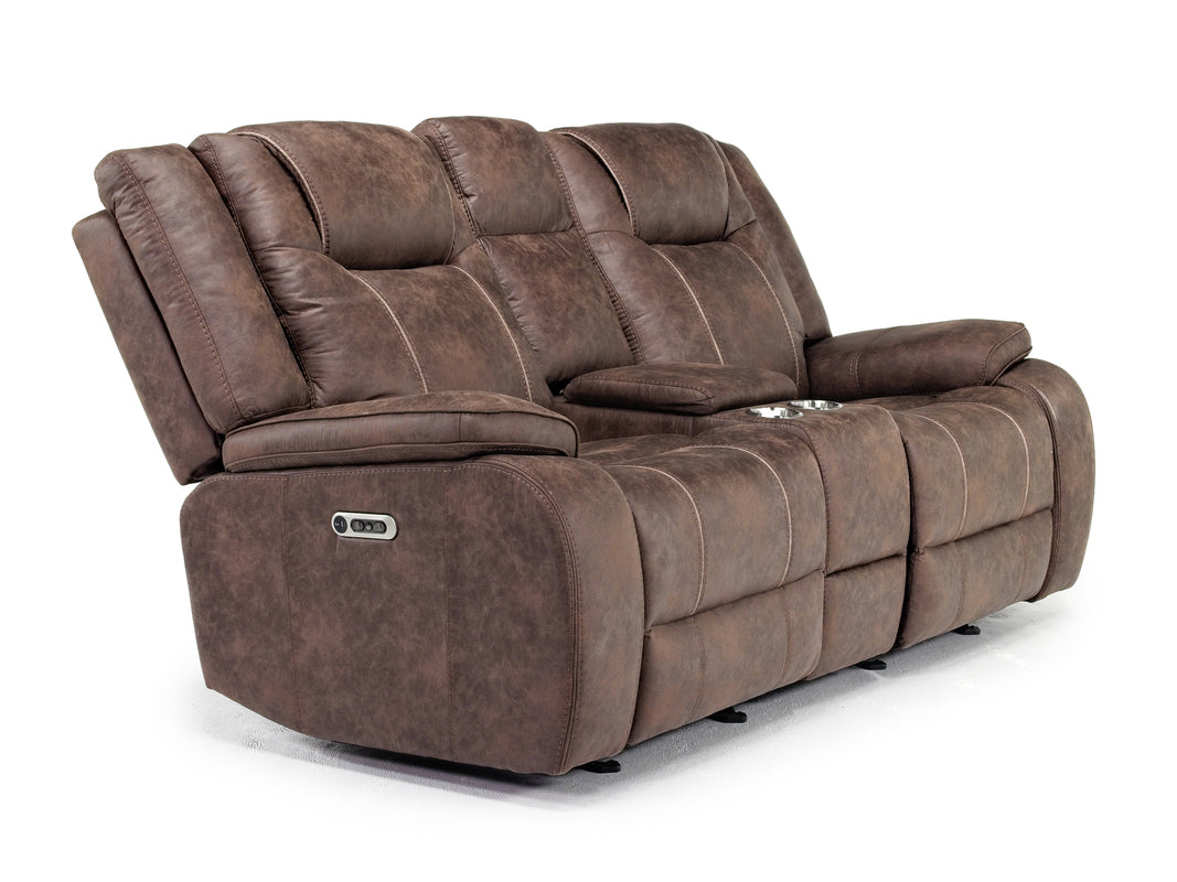 973370460:Blake 2 Power Console Loveseat, Angle