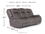 829020626:Blake 2 Power Sofa, Angle