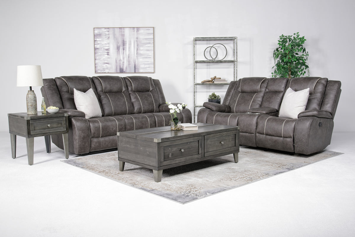679571395:Blake Reclining Sofa, Styled