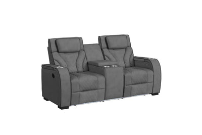 447752741:Blitz Reclining Console Lovese, AngledAngle