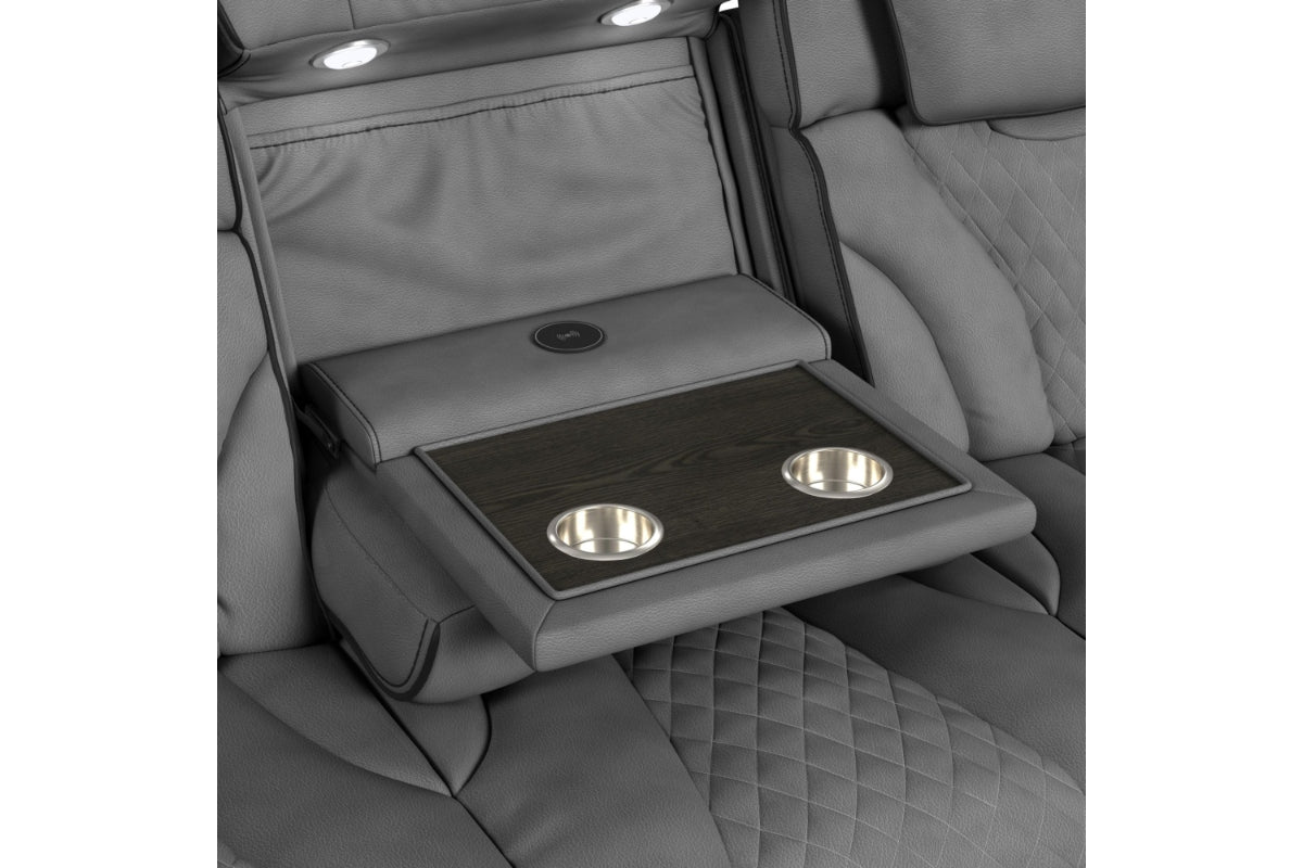 BLITZ0003:Blitz Reclining Sofa & Console, 