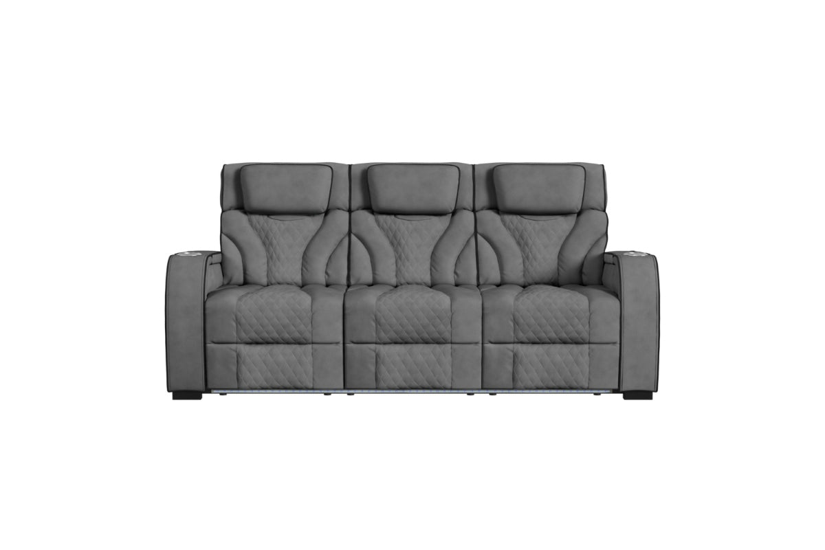 BLITZ0003:Blitz Reclining Sofa & Console, Front