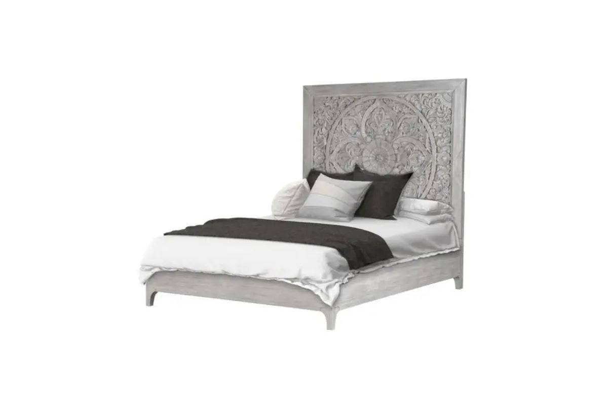 BOHOCHIC4:Boho Chic Platform Bed, AngledAngle