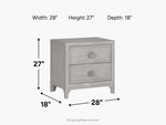 032005223:Boho Chic Nightstand, 