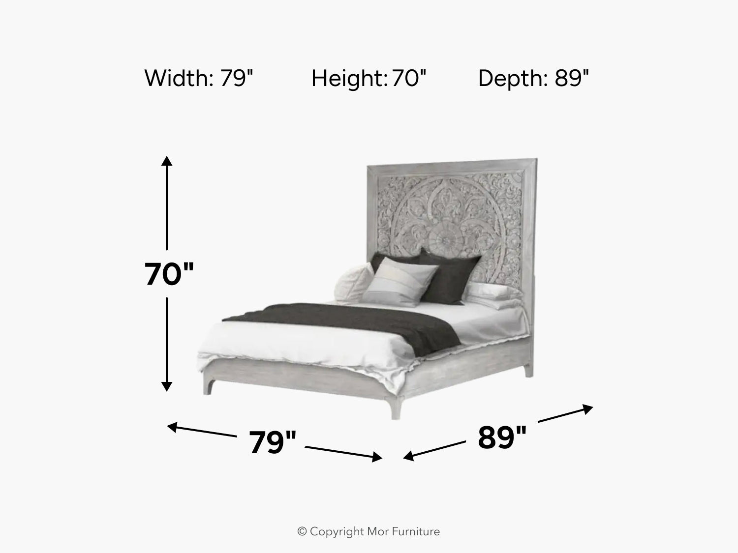 BOHOCHIC4:Boho Chic Platform Bed, 