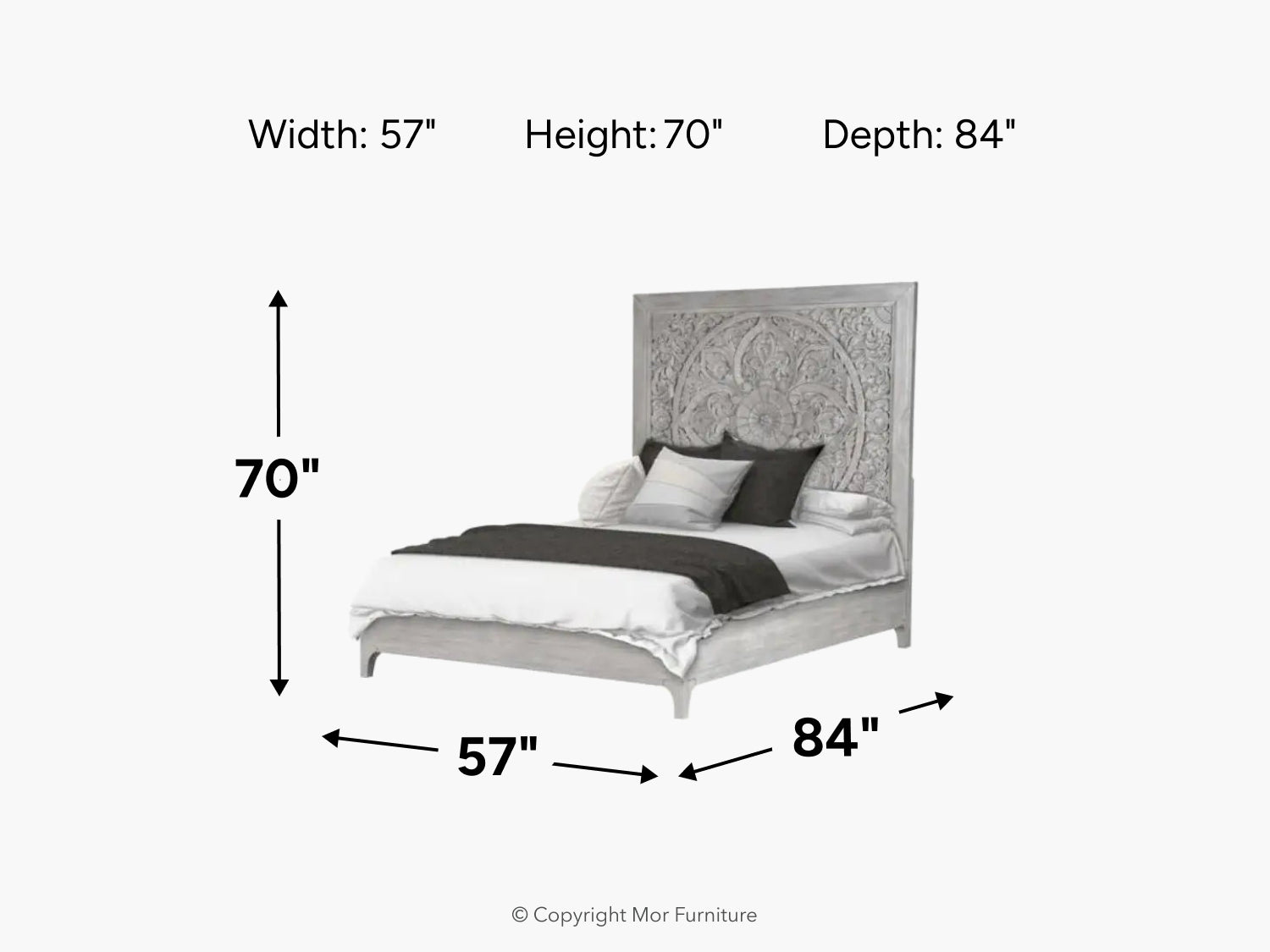 BOHOCHIC6:Boho Chic Platform Bed, 