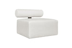 839469545:Bolster Outdoor Armless Sofa, Angled