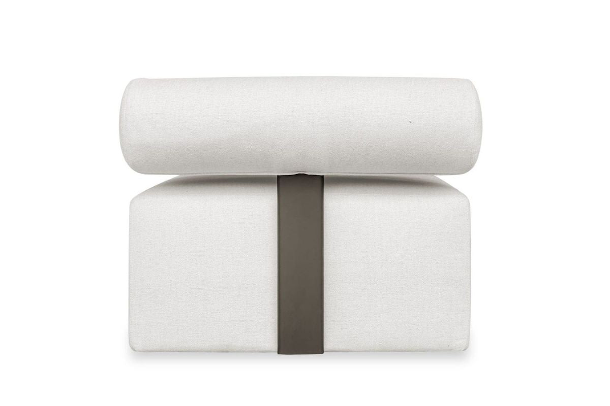 839469545:Bolster Outdoor Armless Sofa, Back