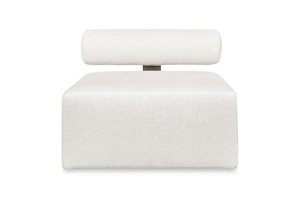 839469545:Bolster Outdoor Armless Sofa, Front