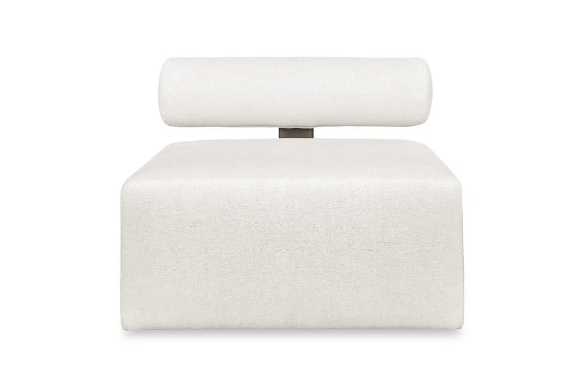 839469545:Bolster Outdoor Armless Sofa, Front
