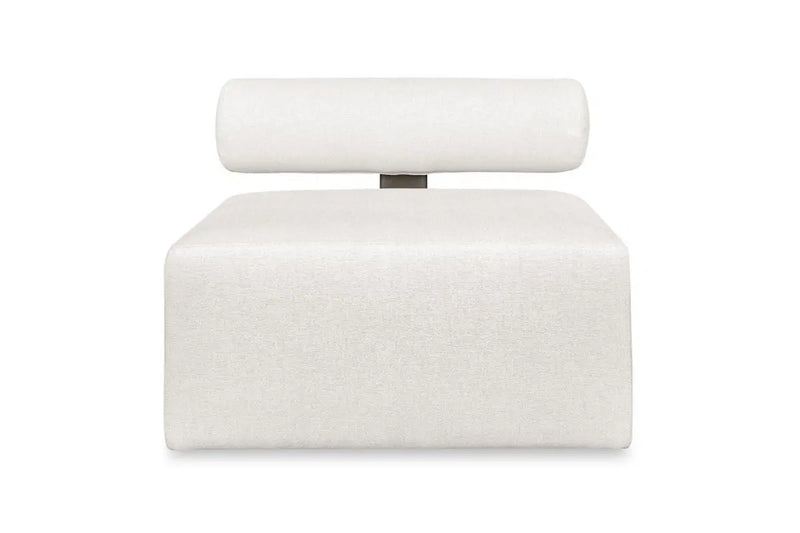 839469545:Bolster Outdoor Armless Sofa, Front