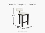 264284218:Bolster Outdoor Barstool, 