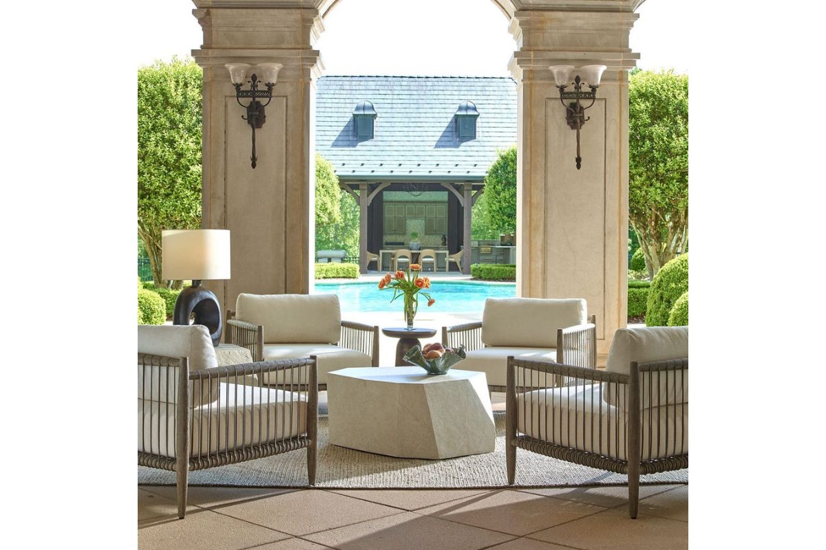 135023904:Borneo Outdoor Lounge Chair, Styled