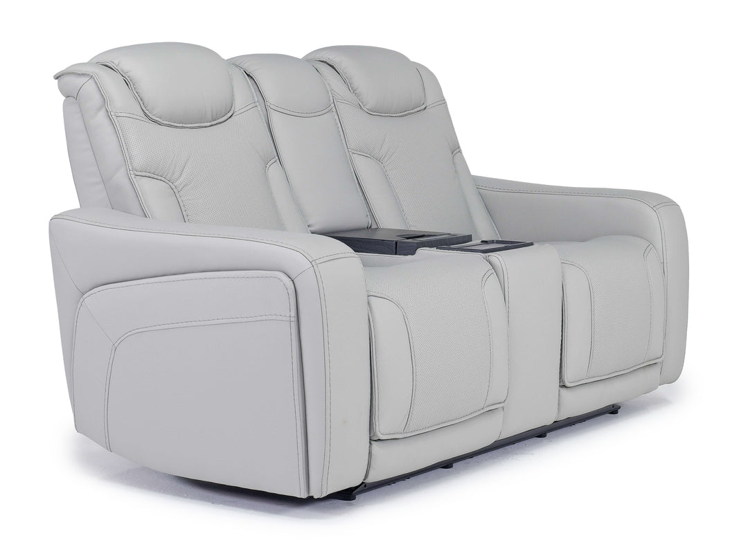 BOWDEN000:Bowden 2 Power Sofa & Console , Angle