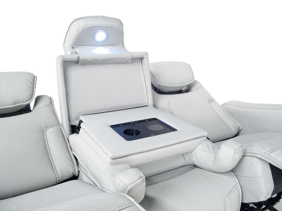 BOWDEN005:Bowden 2 Power Sofa & Console , 