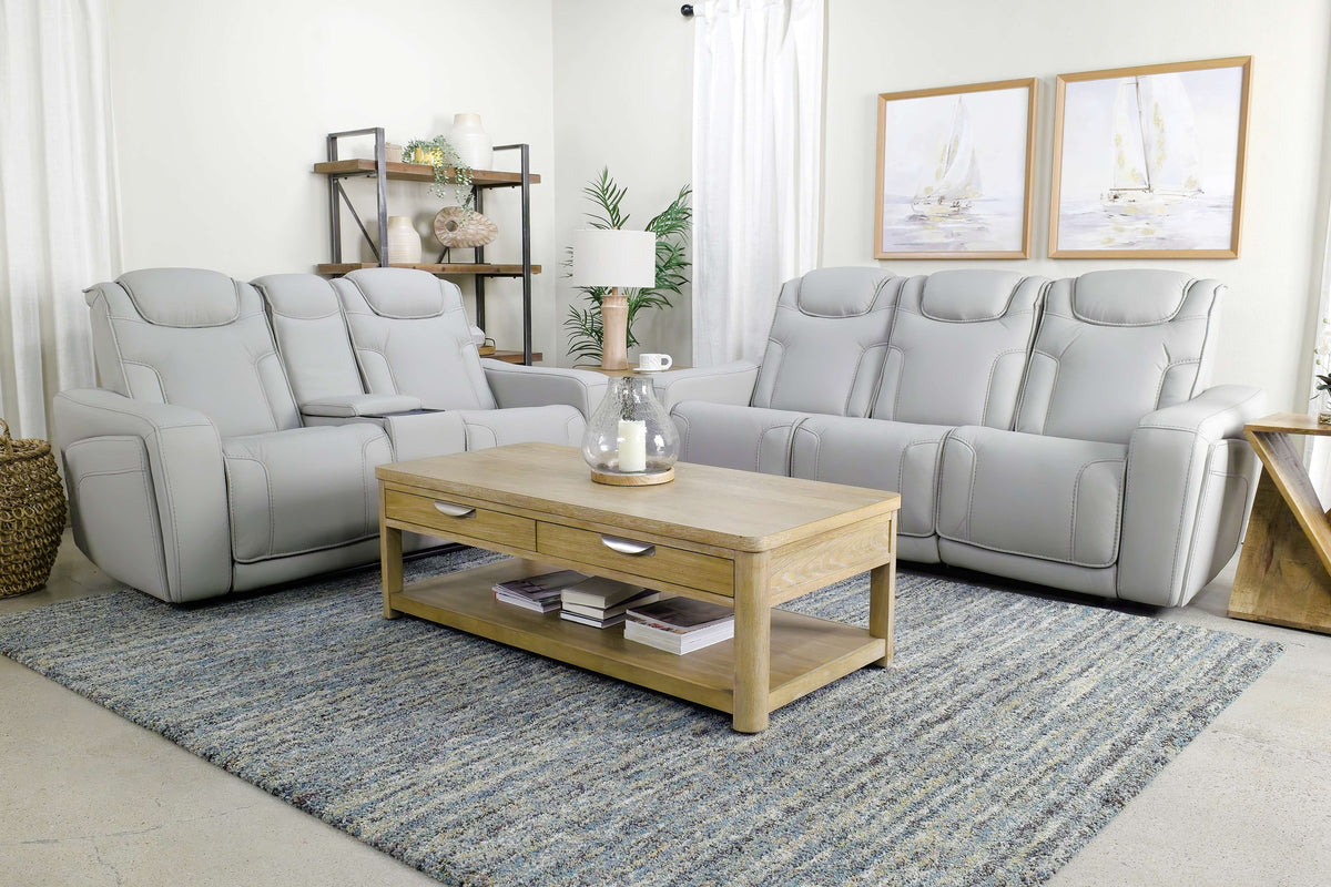 BOWDEN005:Bowden 2 Power Sofa & Console , StyledAngle