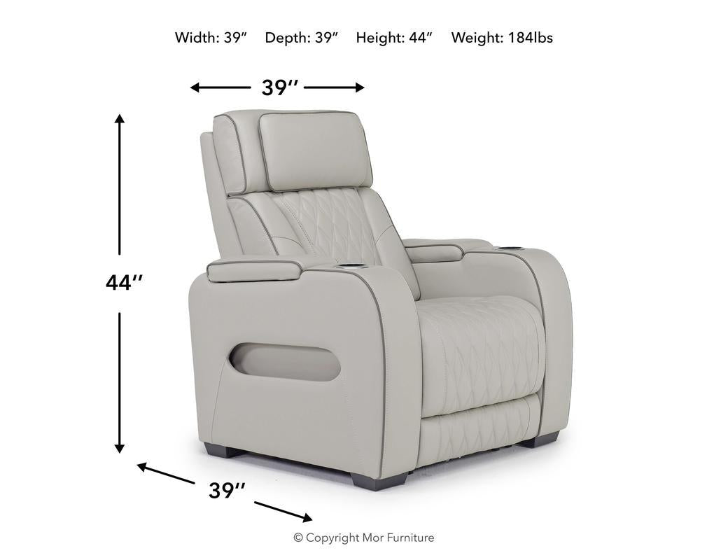 145681270:Boyington 2 Power Recliner, AngledAngle