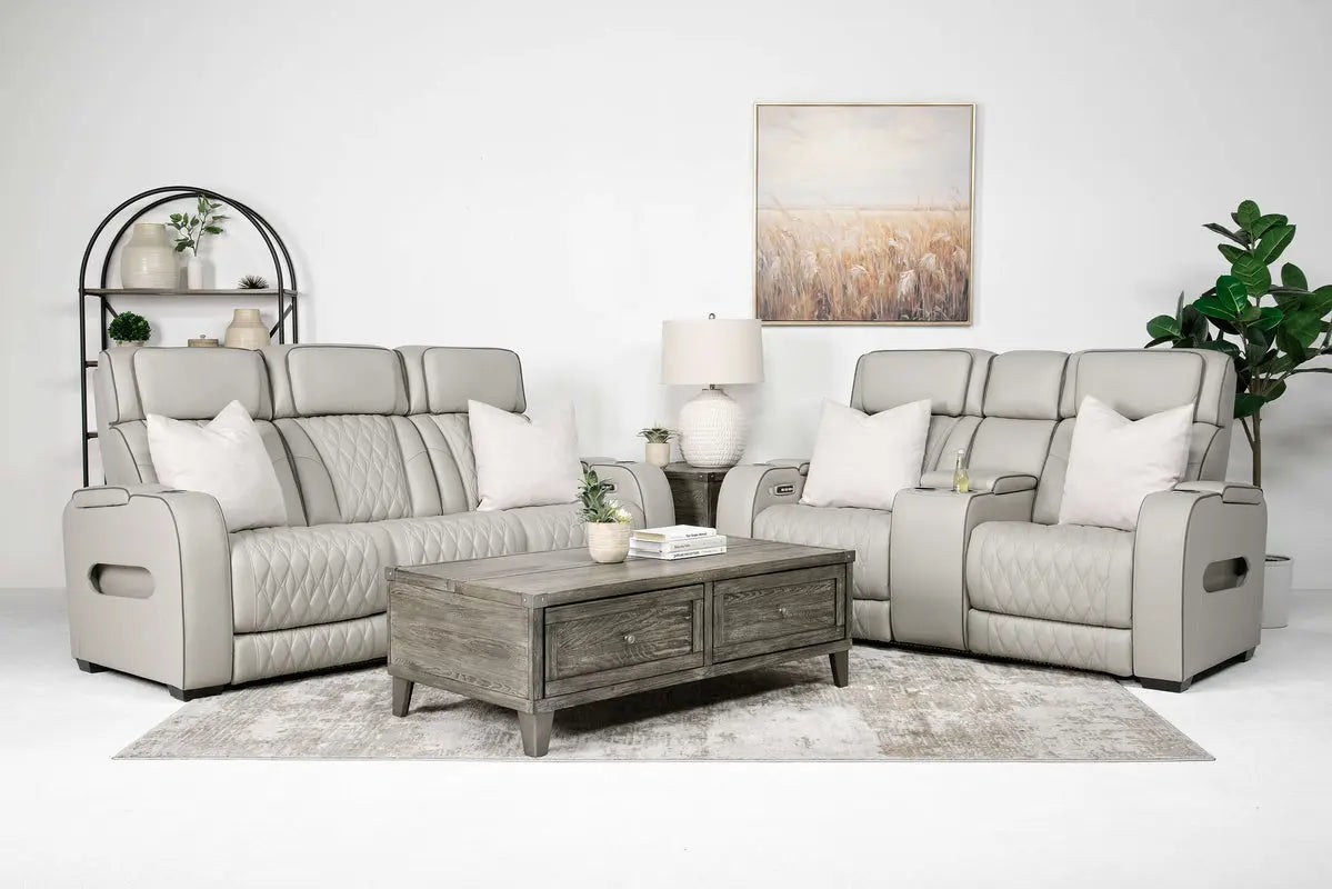 BOYINGTN1:Boyington 2 Power Sofa & Conso, Styled