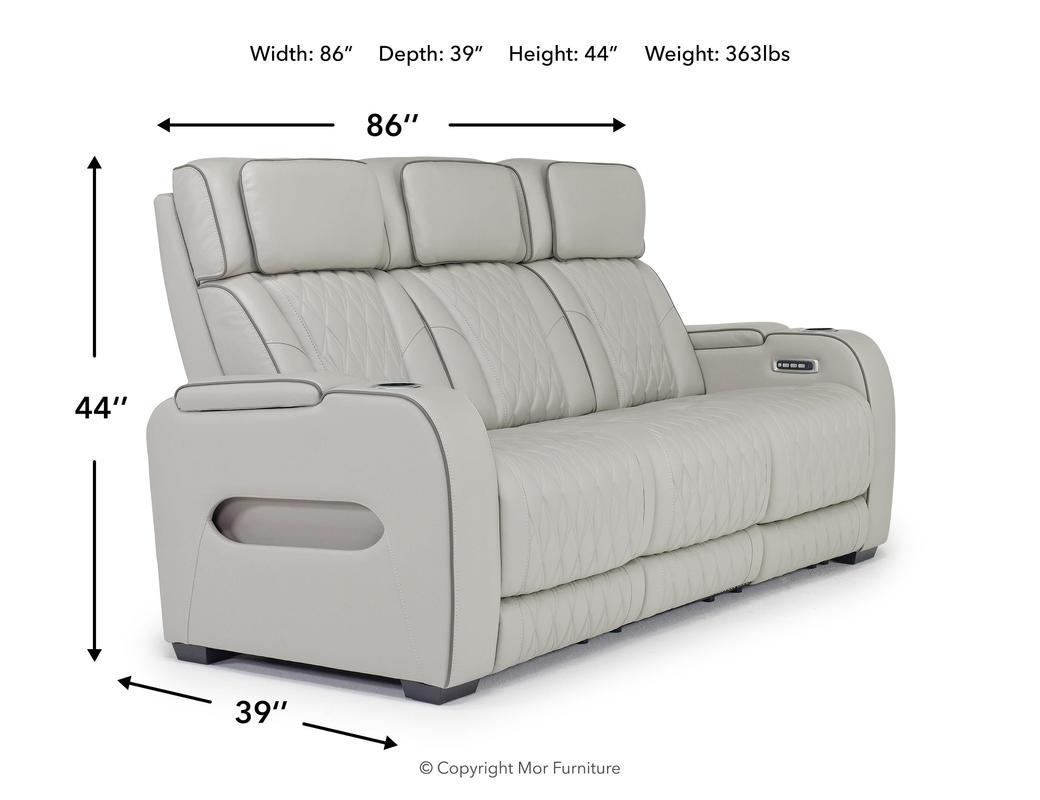 520136461:Boyington 2 Power Sofa, AngledAngle