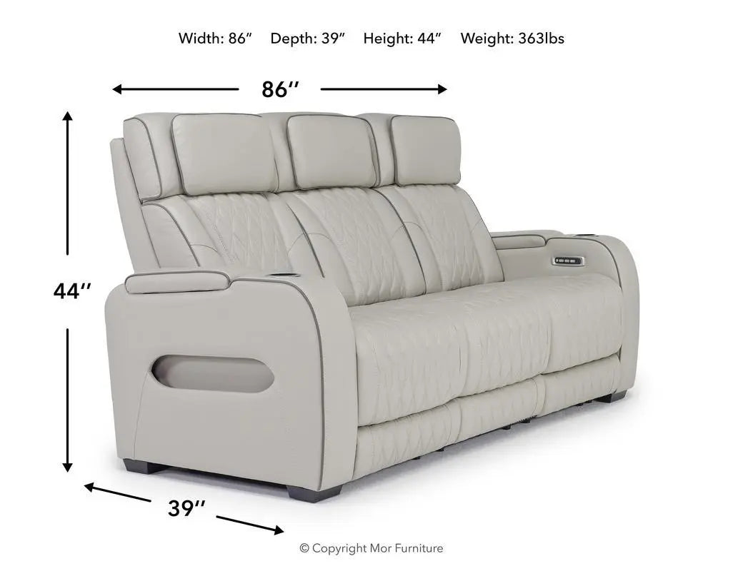 520136461:Boyington 2 Power Sofa, AngledAngle