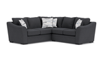 BRAZIL003:Brazil Tux Loveseat Sectional in Lancaster Platinum - Custom