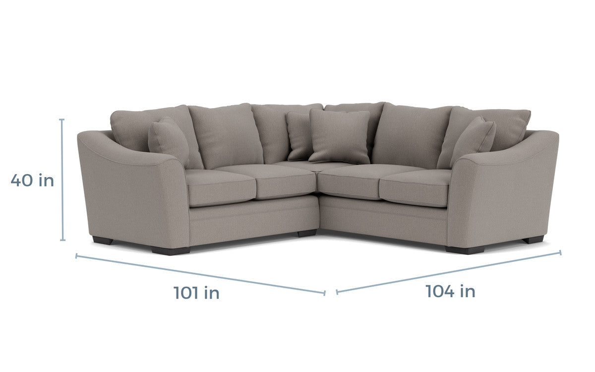 254890139:Brazil Tux Loveseat Sectional, 