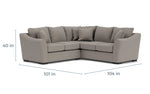 254890139:Brazil Tux Loveseat Sectional, 
