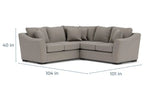 BRAZIL001:Brazil Tux Loveseat Sectional, 