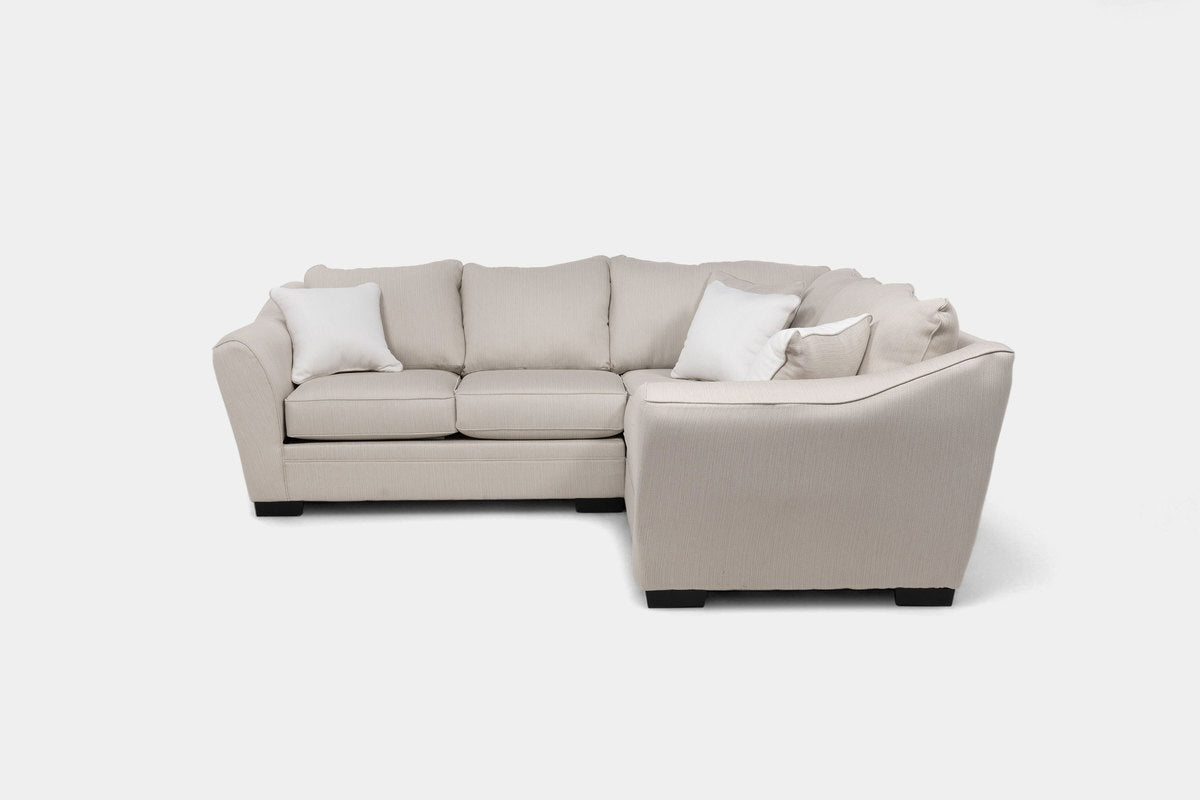 BRAZIL046:Brazil Tux Loveseat Sectional, Front