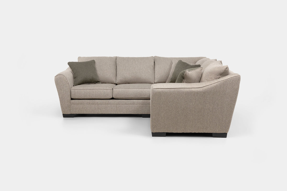 BRAZIL036:Brazil Tux Loveseat Sectional, Front