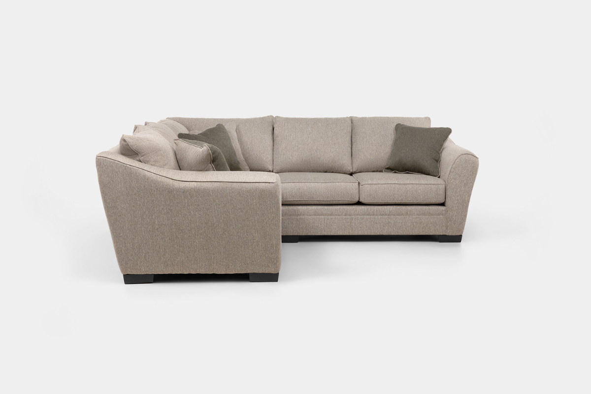 BRAZIL032:Brazil Tux Loveseat Sectional, Front
