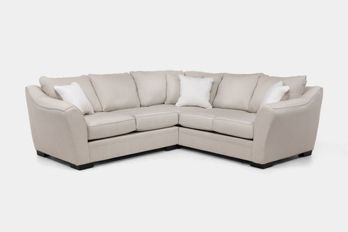 BRAZIL041:Brazil Tux Loveseat Sectional, Angled