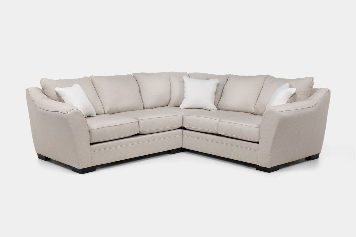 BRAZIL046:Brazil Tux Loveseat Sectional, Angled