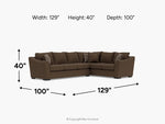 BRAZCUS11:Brazil Tux Sofa Sectional, 