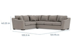 BRAZCUS12:Brazil Tux Sofa Sectional, 