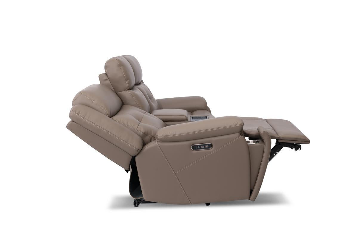 BREMEN002:Bremen 2 Power Sofa & Console Loveseat, Side Reclined